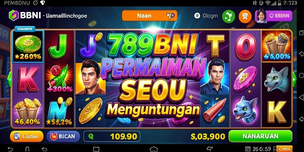 Screenshot gameplay 789BNI menampilkan slot yang menarik dan menghibur.