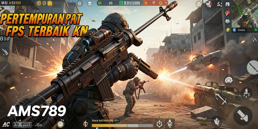 Tampilan gameplay intens dalam AMS789 yang penuh aksi.