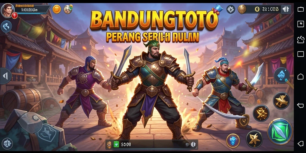 Gameplay mendebarkan dalam pertempuran Battle Royale.