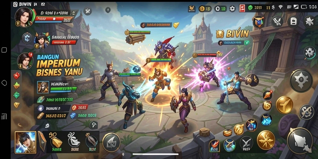 Tampilan menarik dari gameplay BIWIN yang penuh strategi dan tantangan Tycoon.