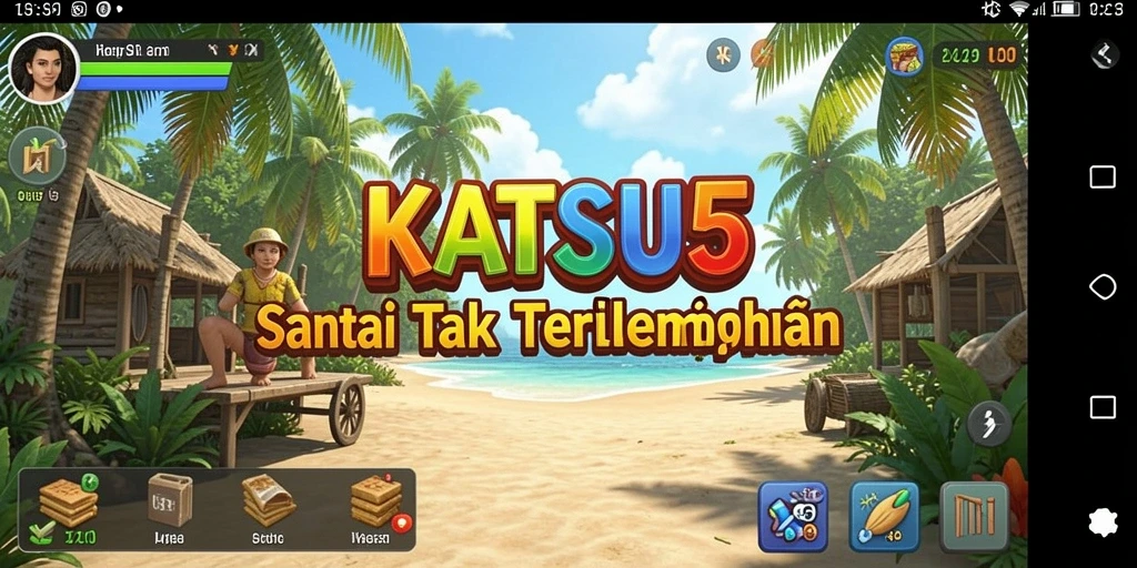 Tangkapan layar gameplay KATSU5 menunjukkan pengalaman bermain yang menghibur.