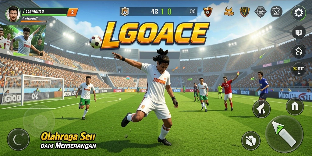 Tampilan gameplay seru dan dinamis dalam LGOACE.