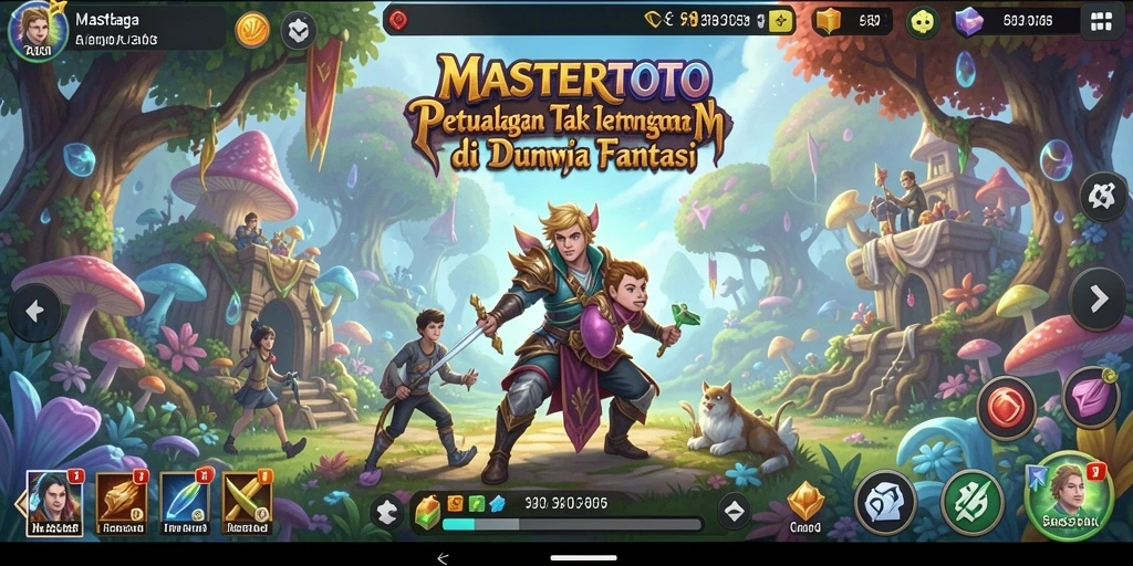 Screenshot gameplay MASTERTOTO menampilkan aksi petualangan mendebarkan.