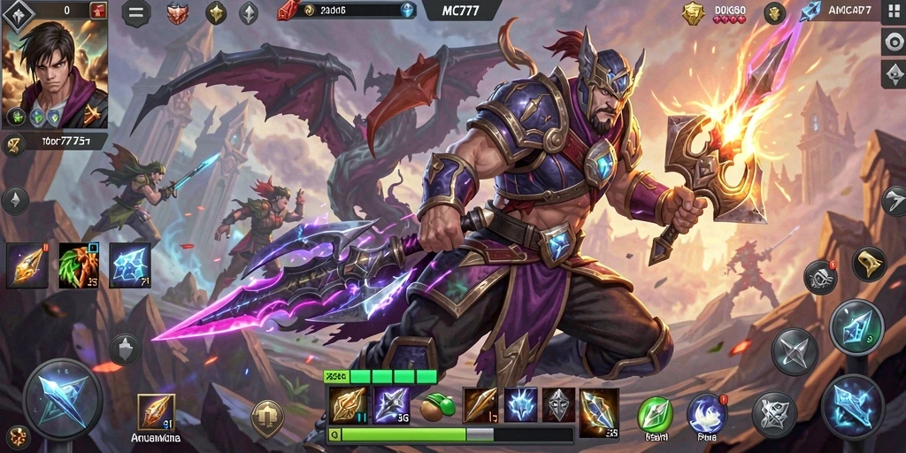 Gameplay seru dan mendebarkan dari ARPG MC777.