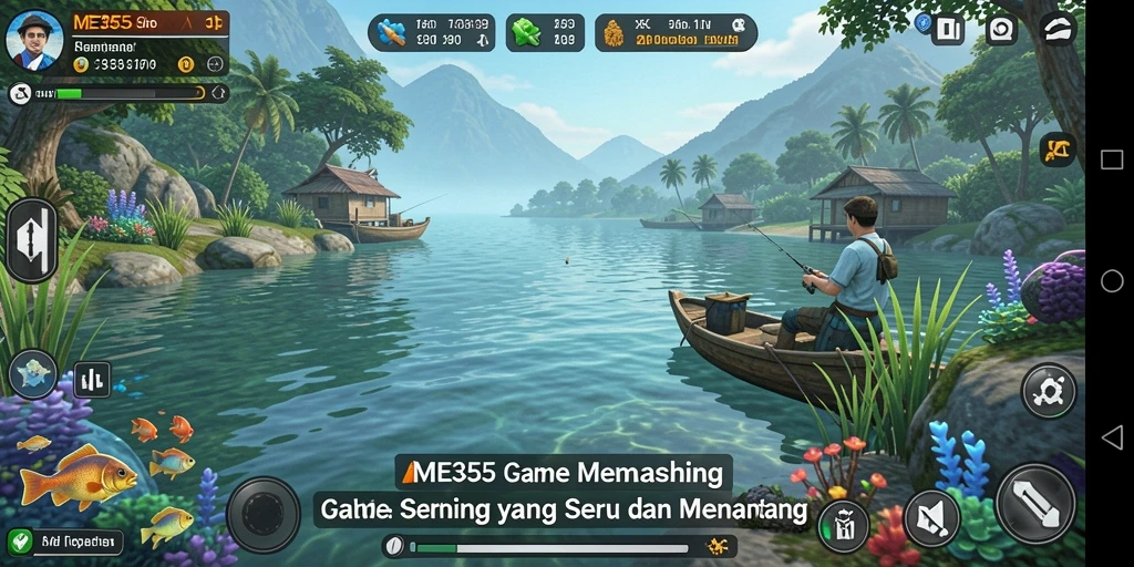 Tangkapan ikan yang luar biasa dalam gameplay ME355.