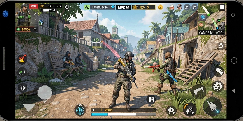 Tampilkan gameplay seru MPO76 dengan interaksi pemain.