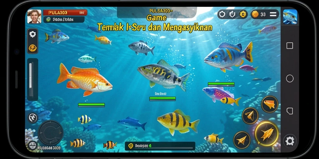 Tangkapan layar PULSA303 menampilkan suasana gameplay Tembak Ikan yang seru.