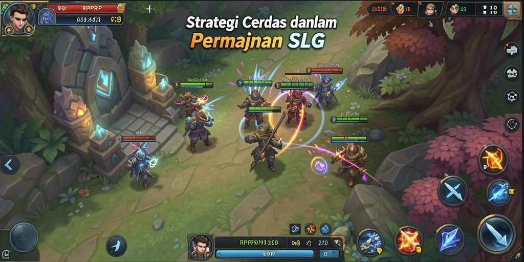 Tampilan dinamis dari gameplay RPRPRP yang mengasyikkan.