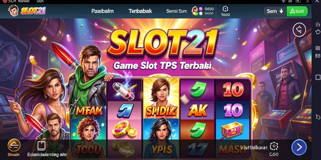 Tampilan seru gameplay SLOT21 dengan elemen TPS yang menarik.
